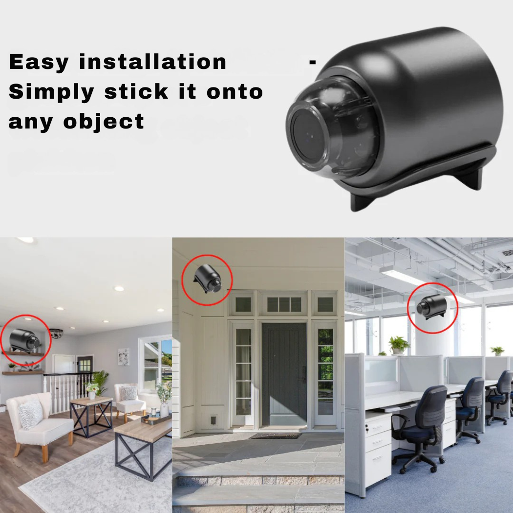 Mini Security Camera with WiFi and Full HD Resolution