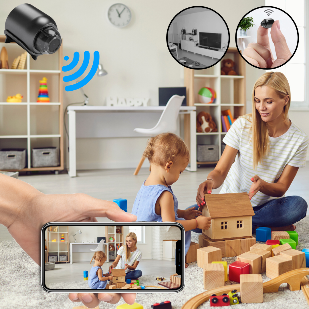 Mini Security Camera with WiFi and Full HD Resolution
